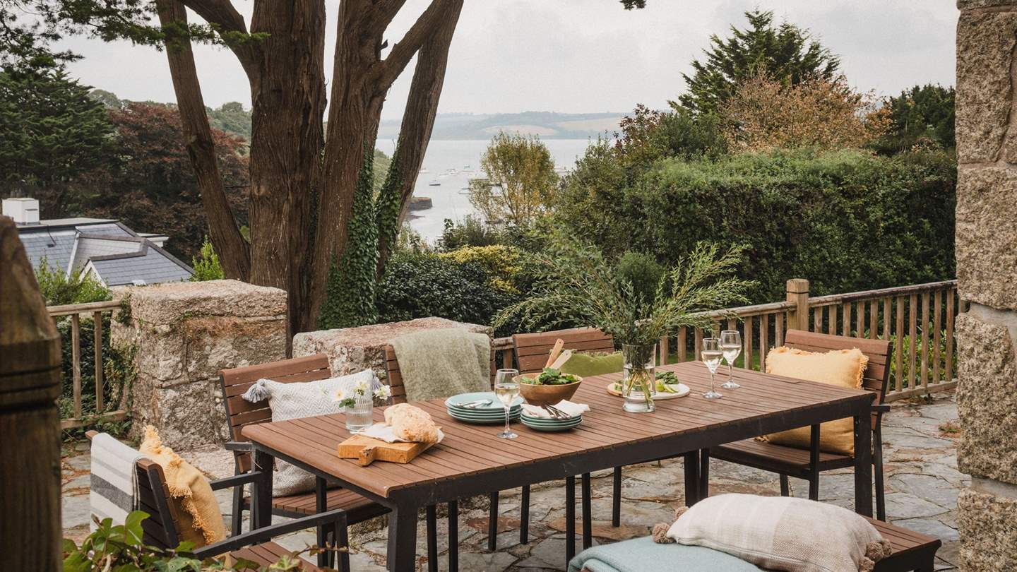 Dine in luxurious style overlooking mesmeric views