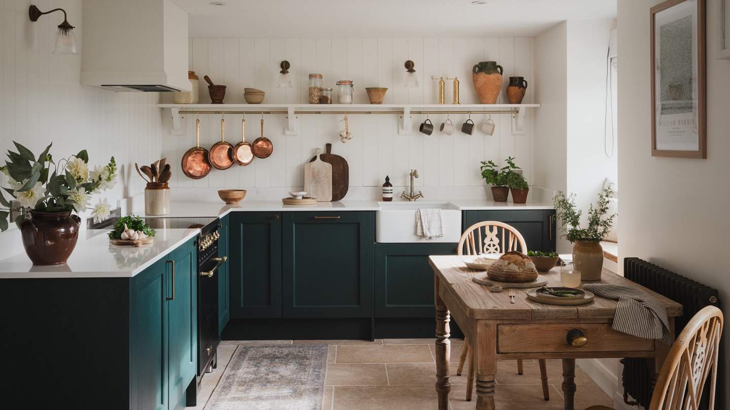 Adjoining the beautiful lounge, the kitchen and dining space beckon for delicious moments over lovingly prepared feasts