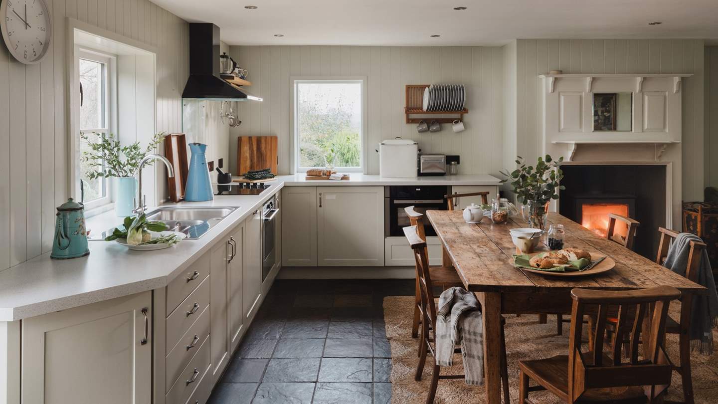 Everything you’ll need for culinary creation is on hand here - along with an informal space to dine