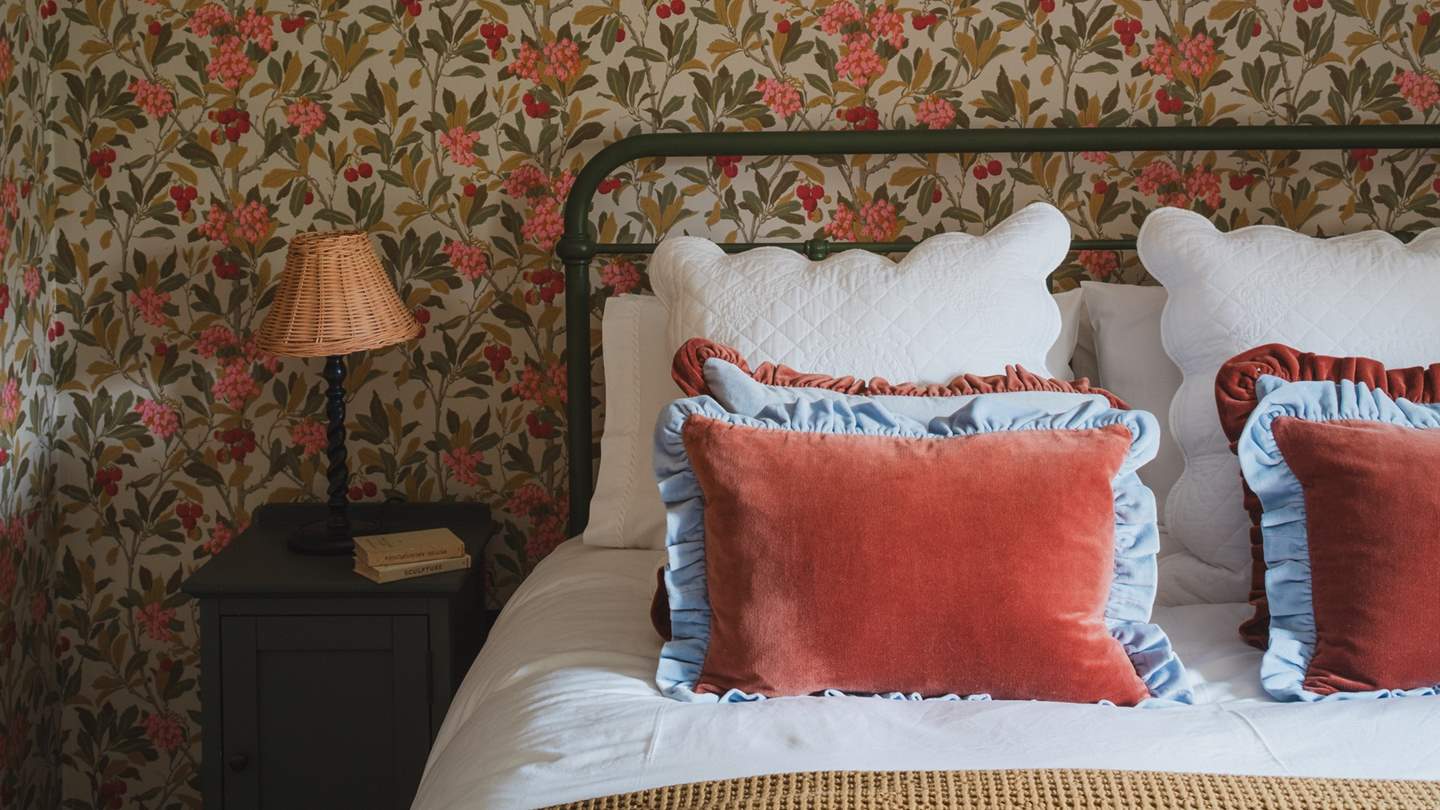 This bedroom promises a plump king-sized bed 