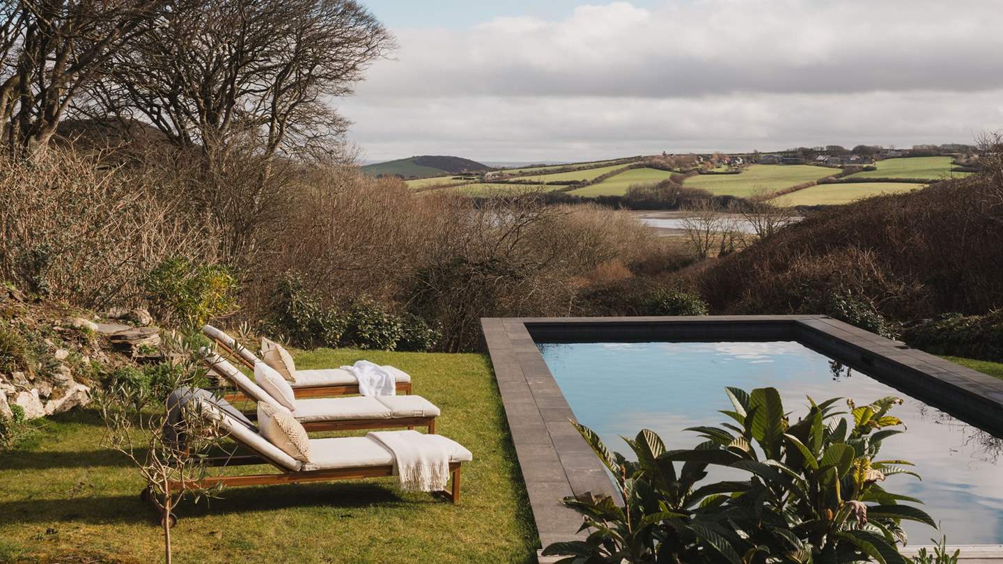 Spend sun-kissed days swimming lengths in cooling water