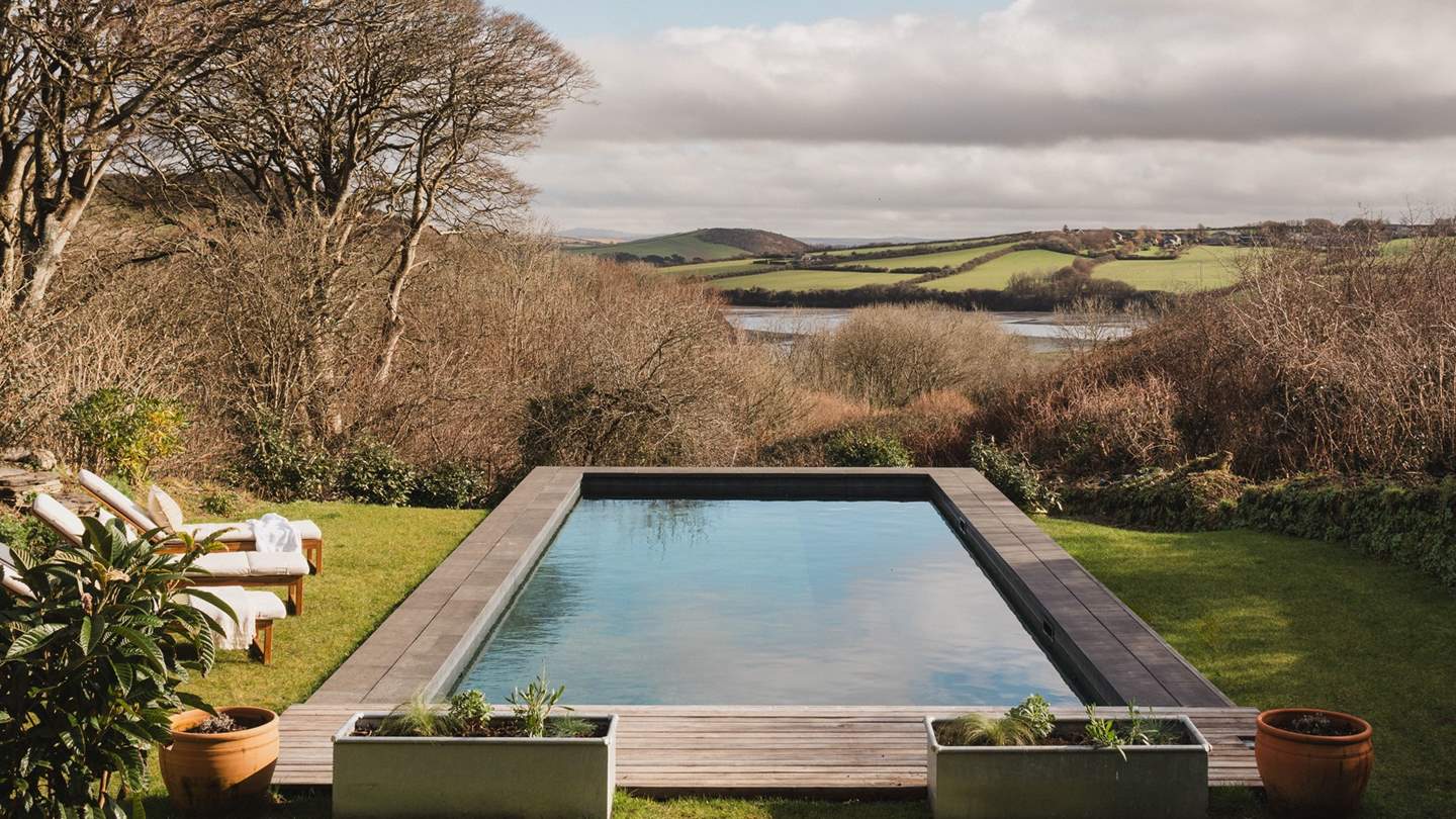 This divine pool is heated from April-October