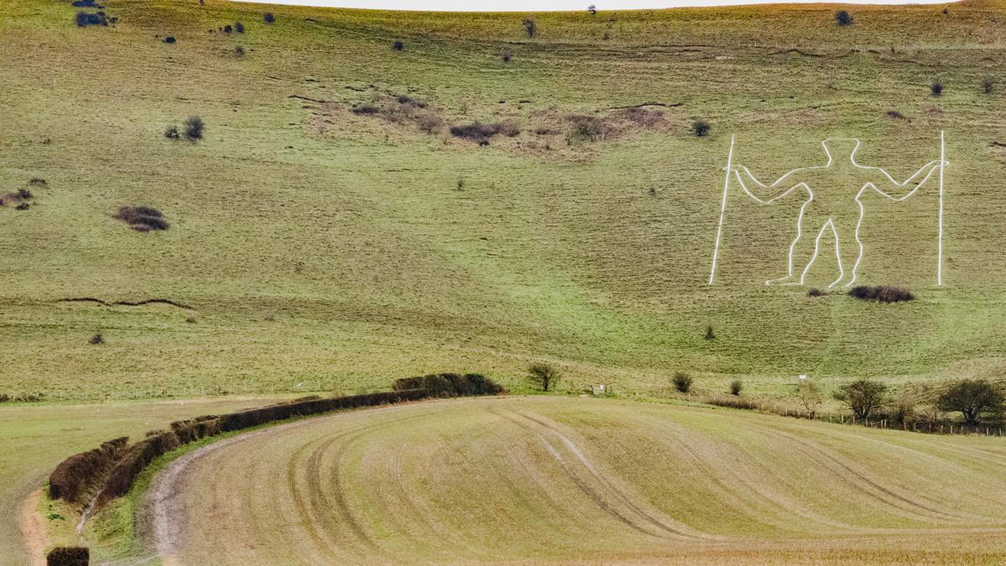 Discover the Long Man of Wilmington on the South Downs