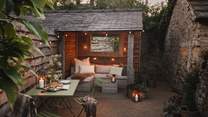 Outside, you’ll find a darling courtyard, perfect for golden days and dining alfresco