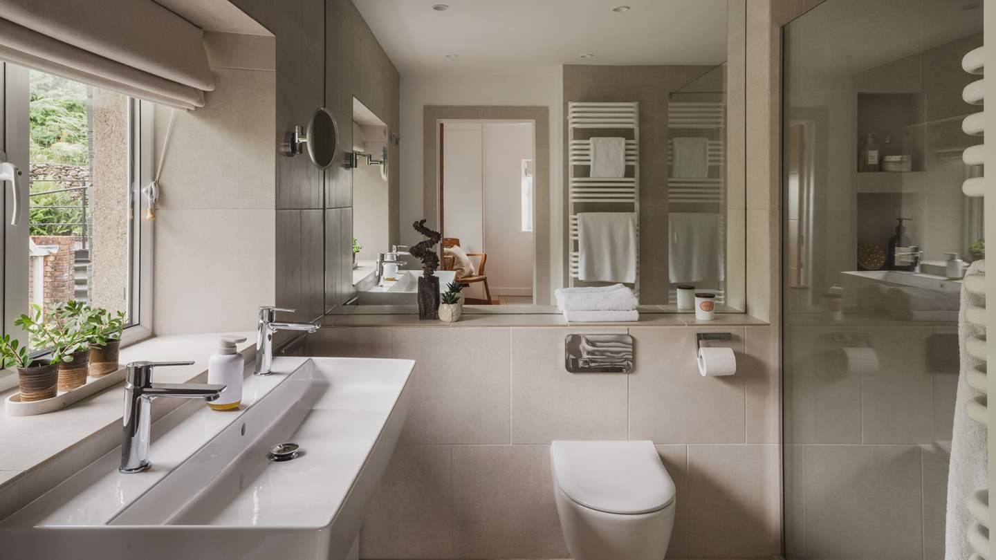 Self-care routines are simply a delight, with an ensuite shower room 