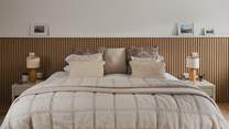 Swathed in the softest cushions and throws, relish dreamlike slumber at Merellas