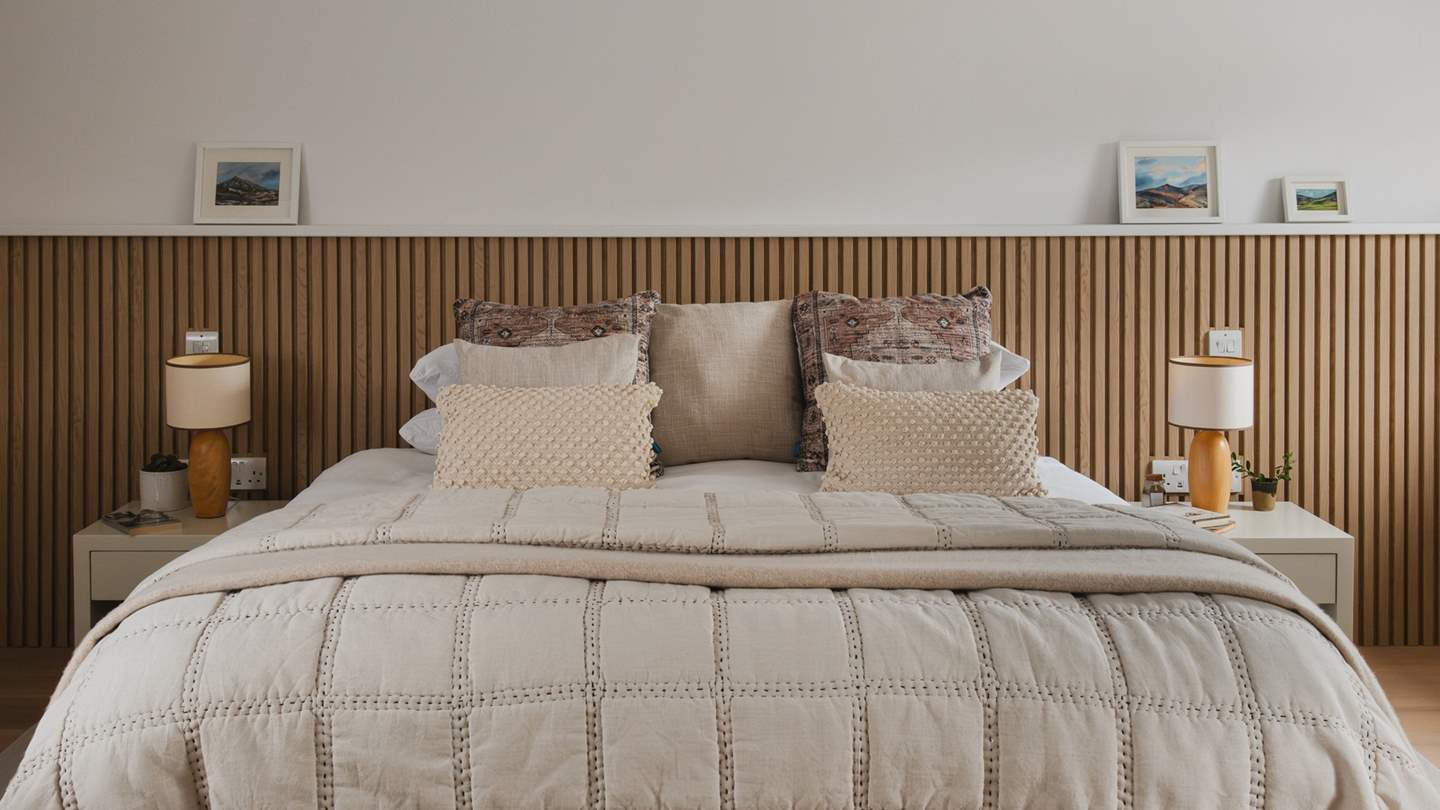 Swathed in the softest cushions and throws, relish dreamlike slumber at Merellas