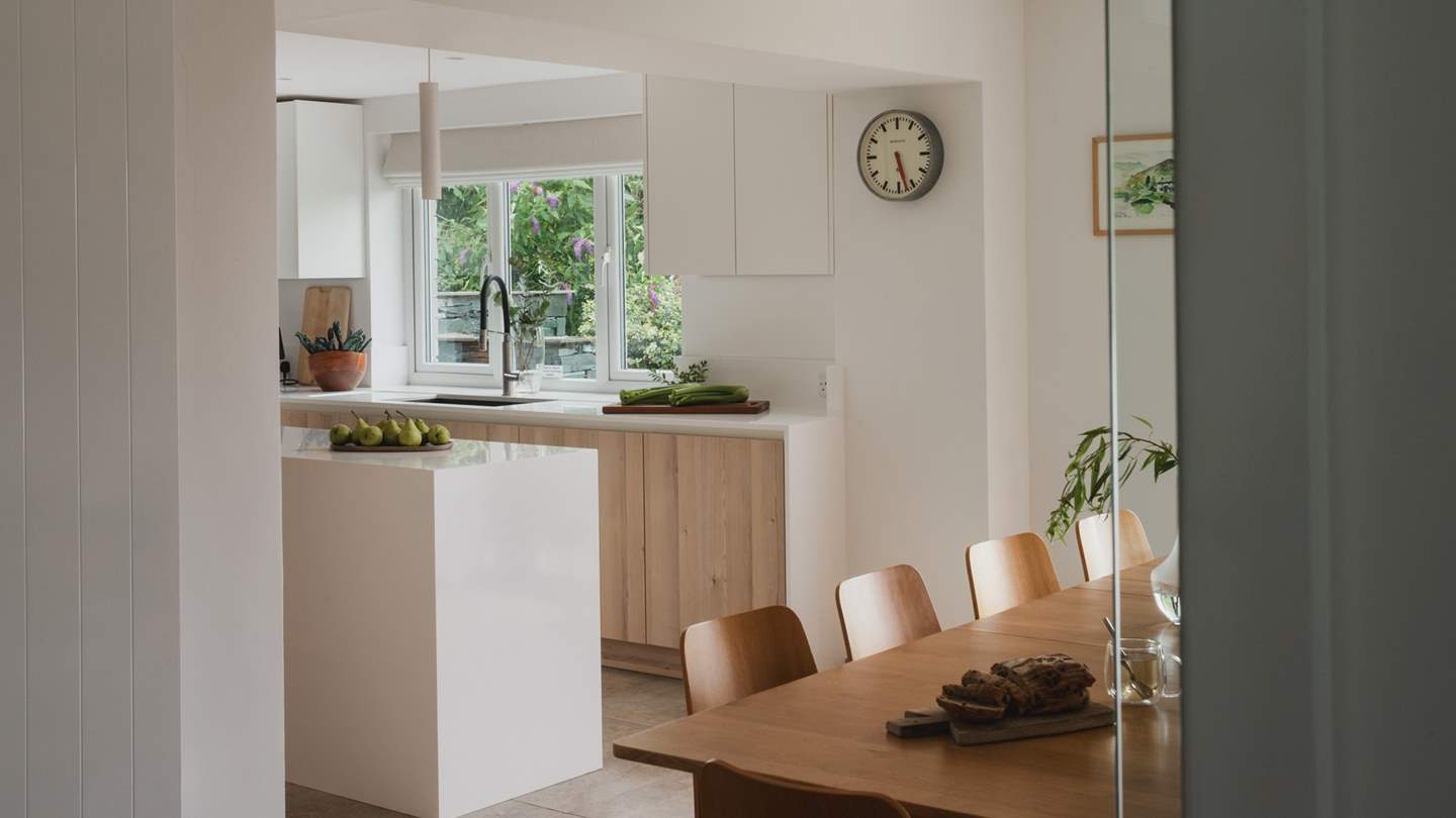 The kitchen is fully-equipped with all you could need