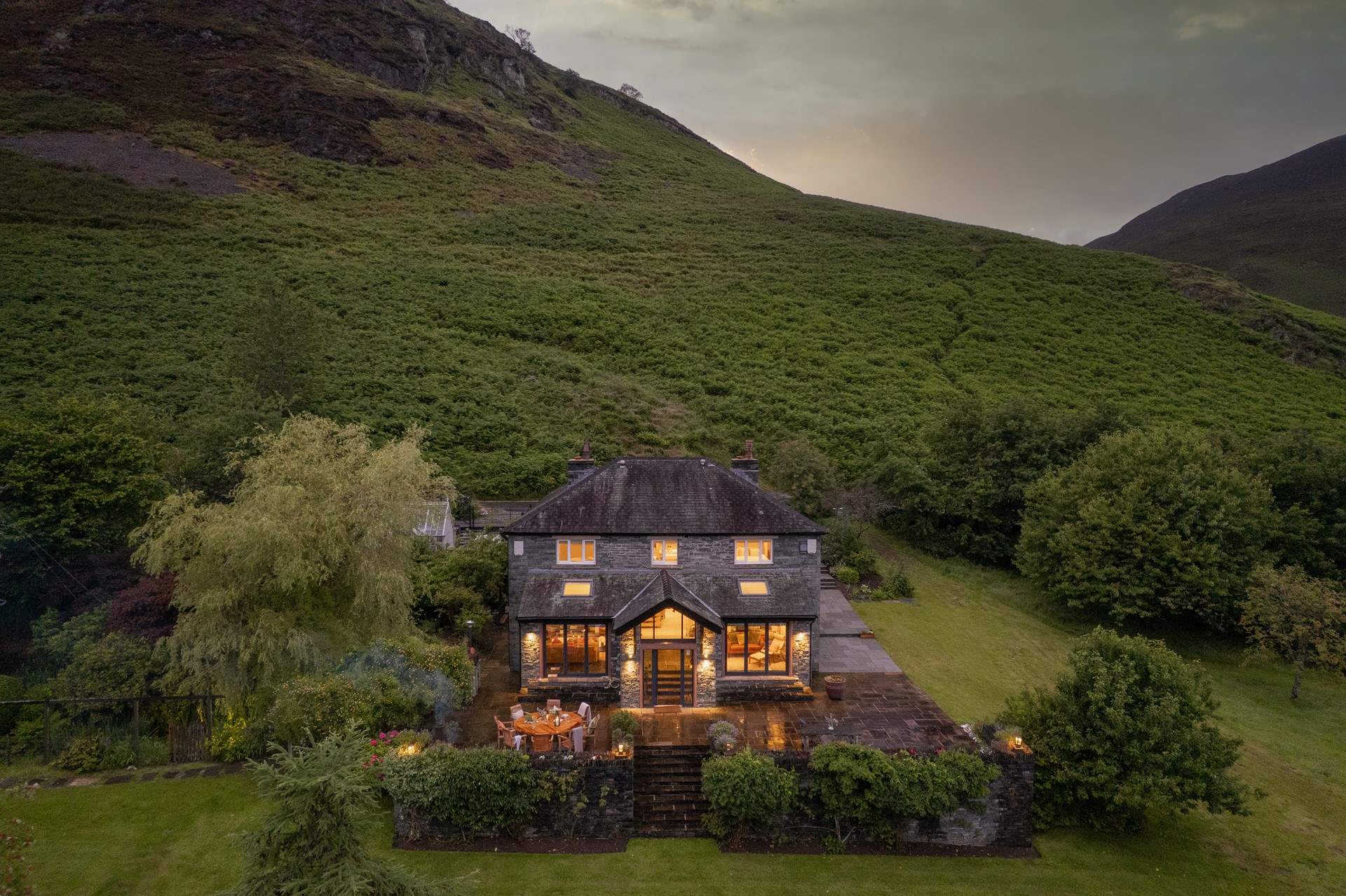 Remote Lake District reveries await at our luxury retreat for ten near Keswick...