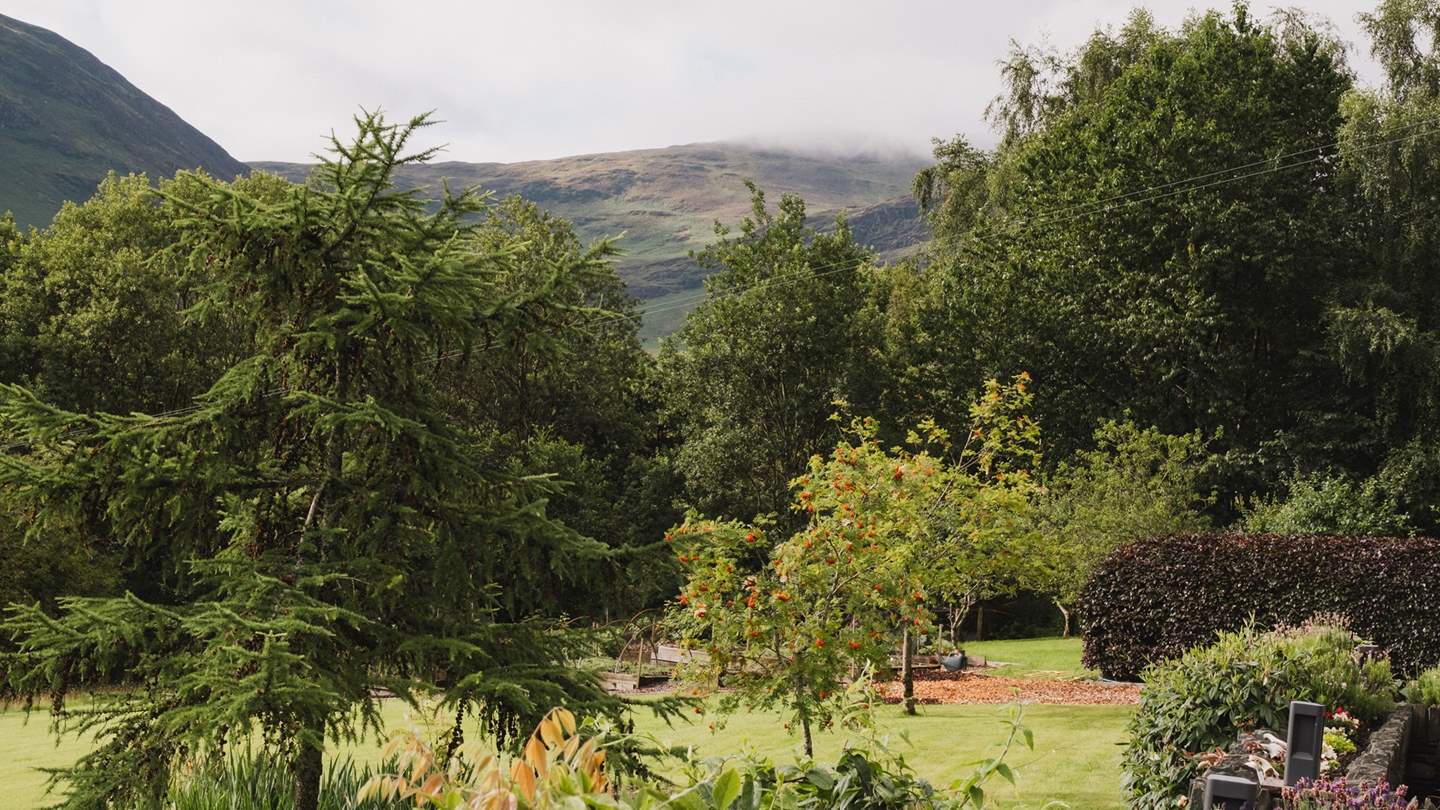 Take in the mesmerising views from the enchanting garden