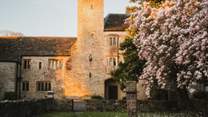 Guinevere greets you with medieval palace architecture and an Arts and Craft style garden 