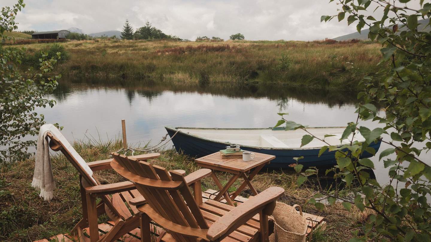 While away the hours beside a charming Scottish backdrop