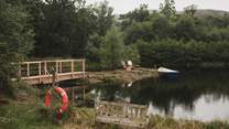 Spend dreamy days with your kin at the natural swimming pond