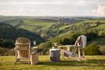 Revel in the panoramic views with a glass in hand