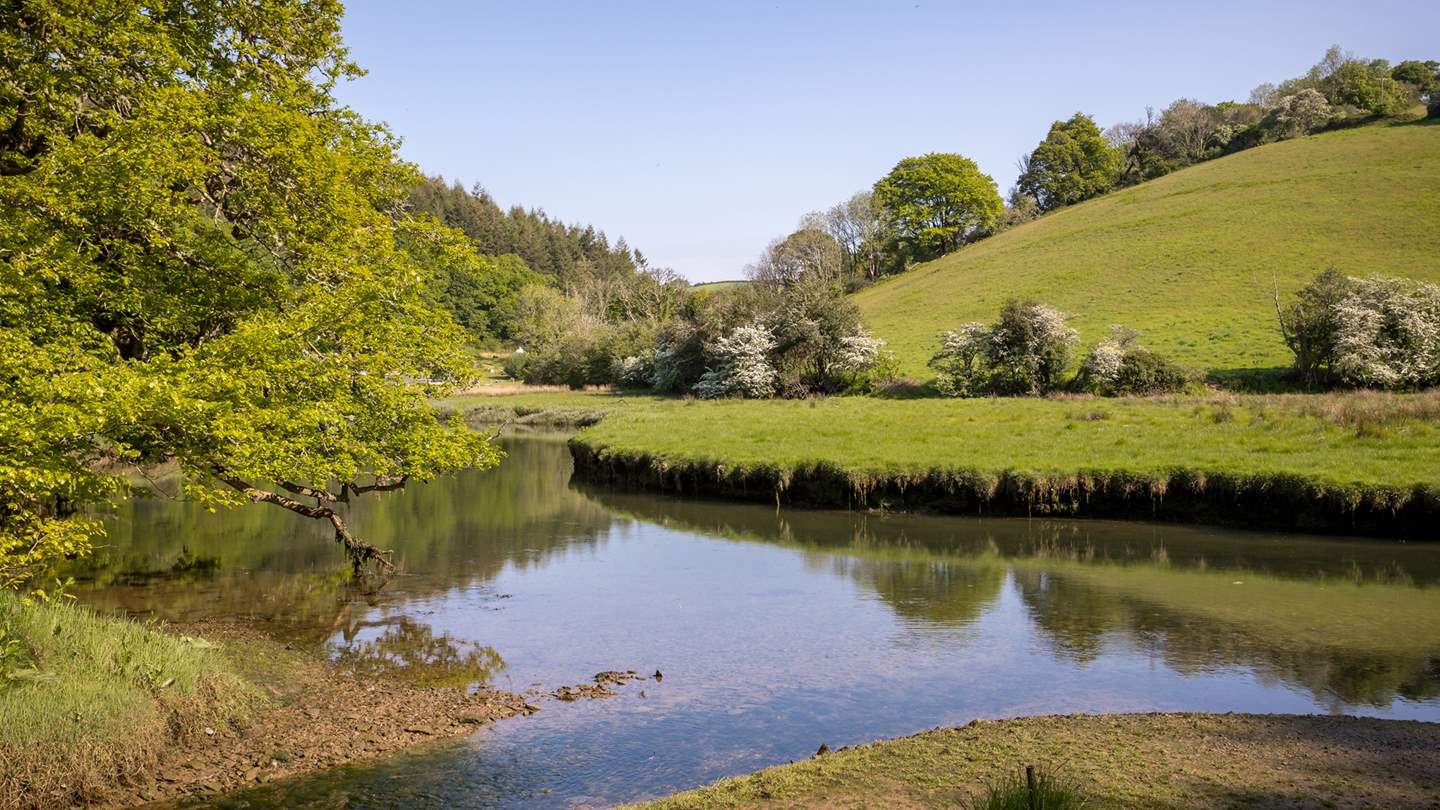 Take a wander to the enchanting river banks a short stroll from the retreat