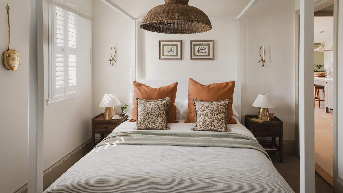 The ground floor bedroom is perfect for those with limited mobility