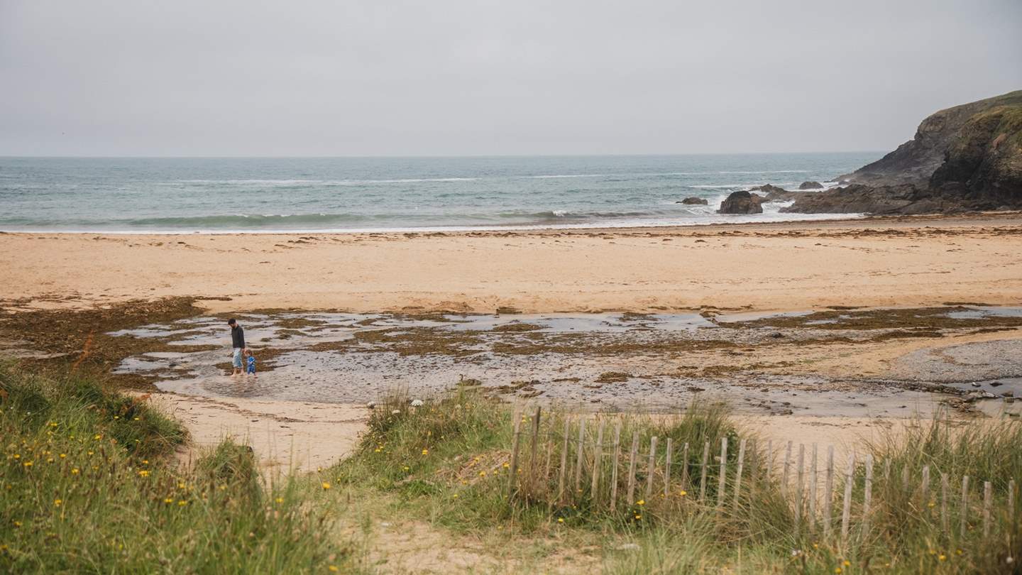 Seek oceanside strolls on the nearby shores of Mullion Cove...