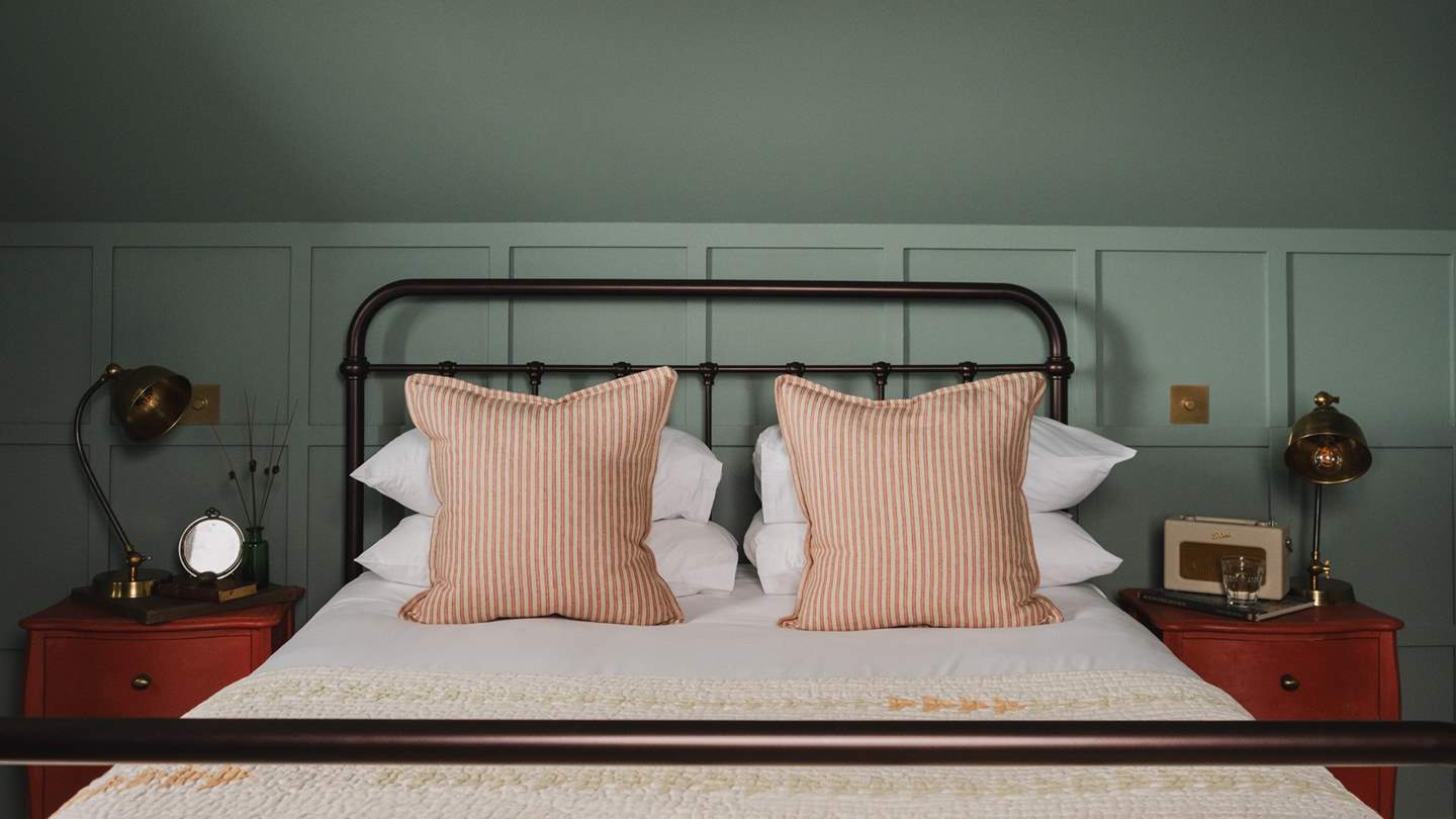 A king size bed rests at its heart 