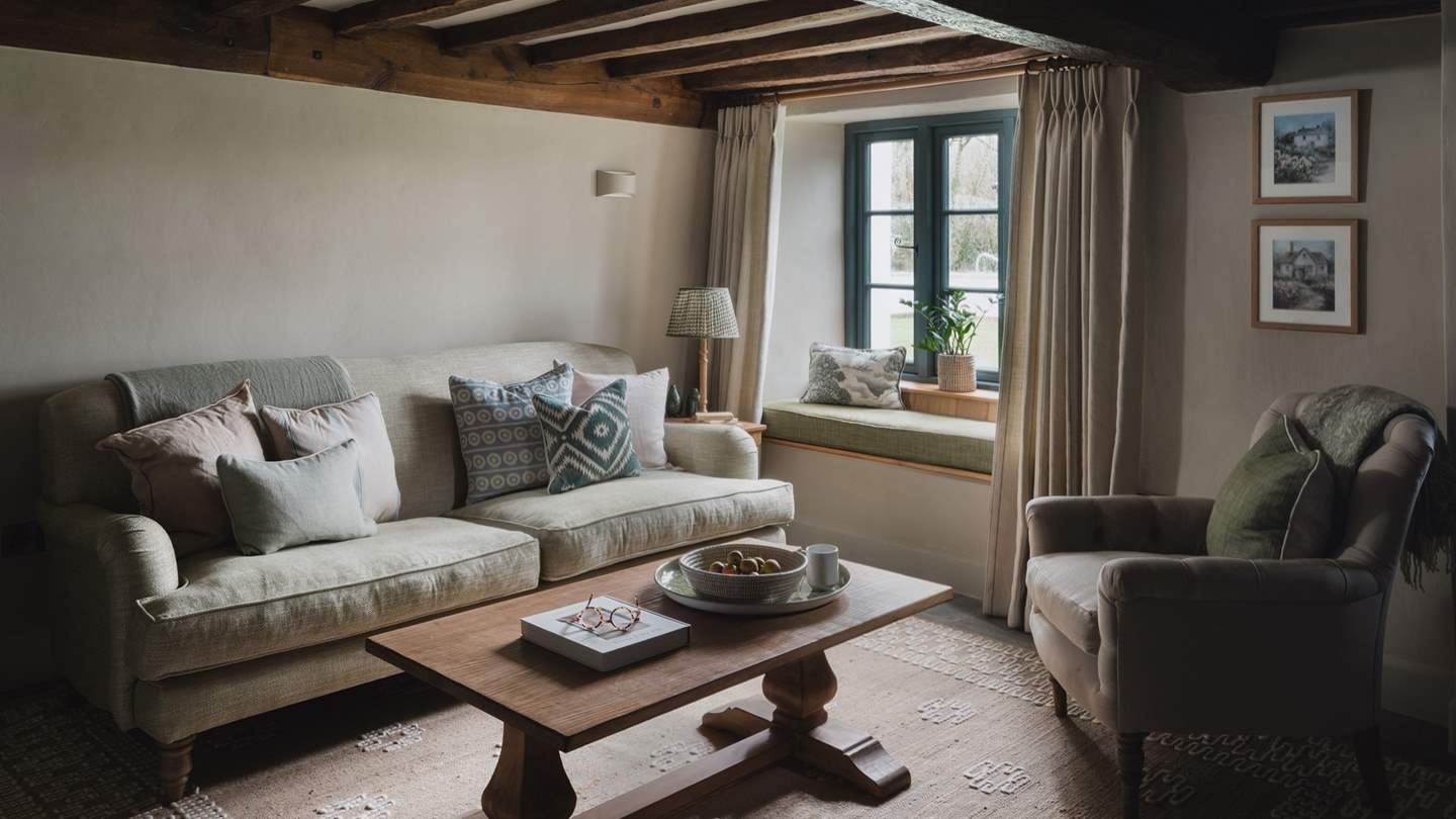Uncover three cosy living spaces at Cruwys Ball Farmhouse