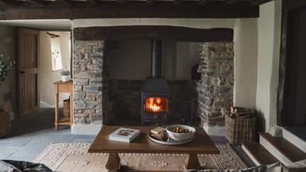 Welcoming eight guests and up to three dogs, Cruwys Ball Farmhouse invites for memorable getaways with family and friends