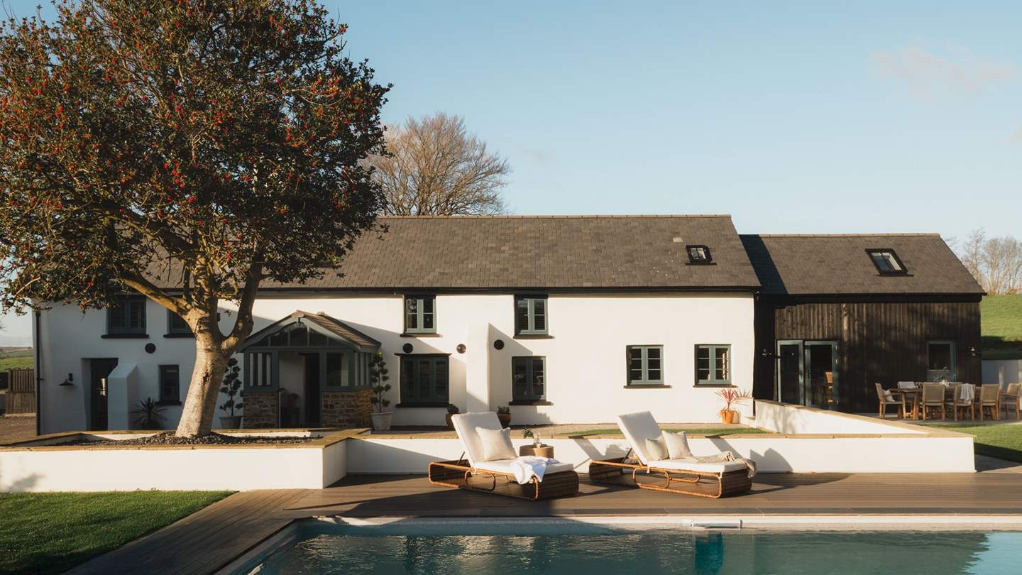 Endless moments of luxury living await in the heated outdoor pool