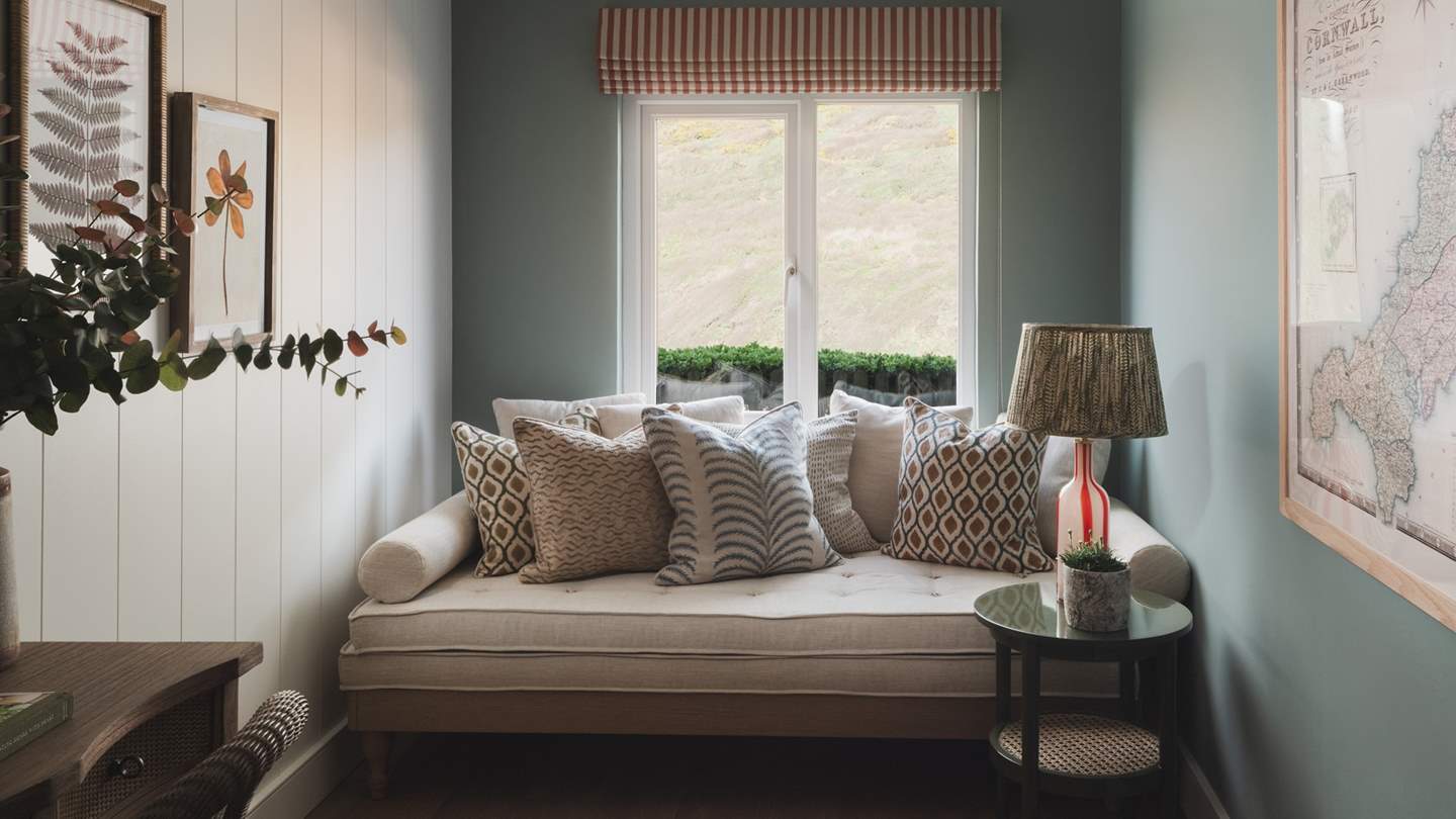 The snug offers a peaceful spot to rest and unwind 