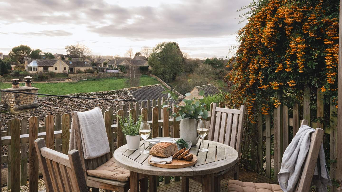 An idyllic place to reside, seeking sun-kissed moments and views of honey-hued cottages...