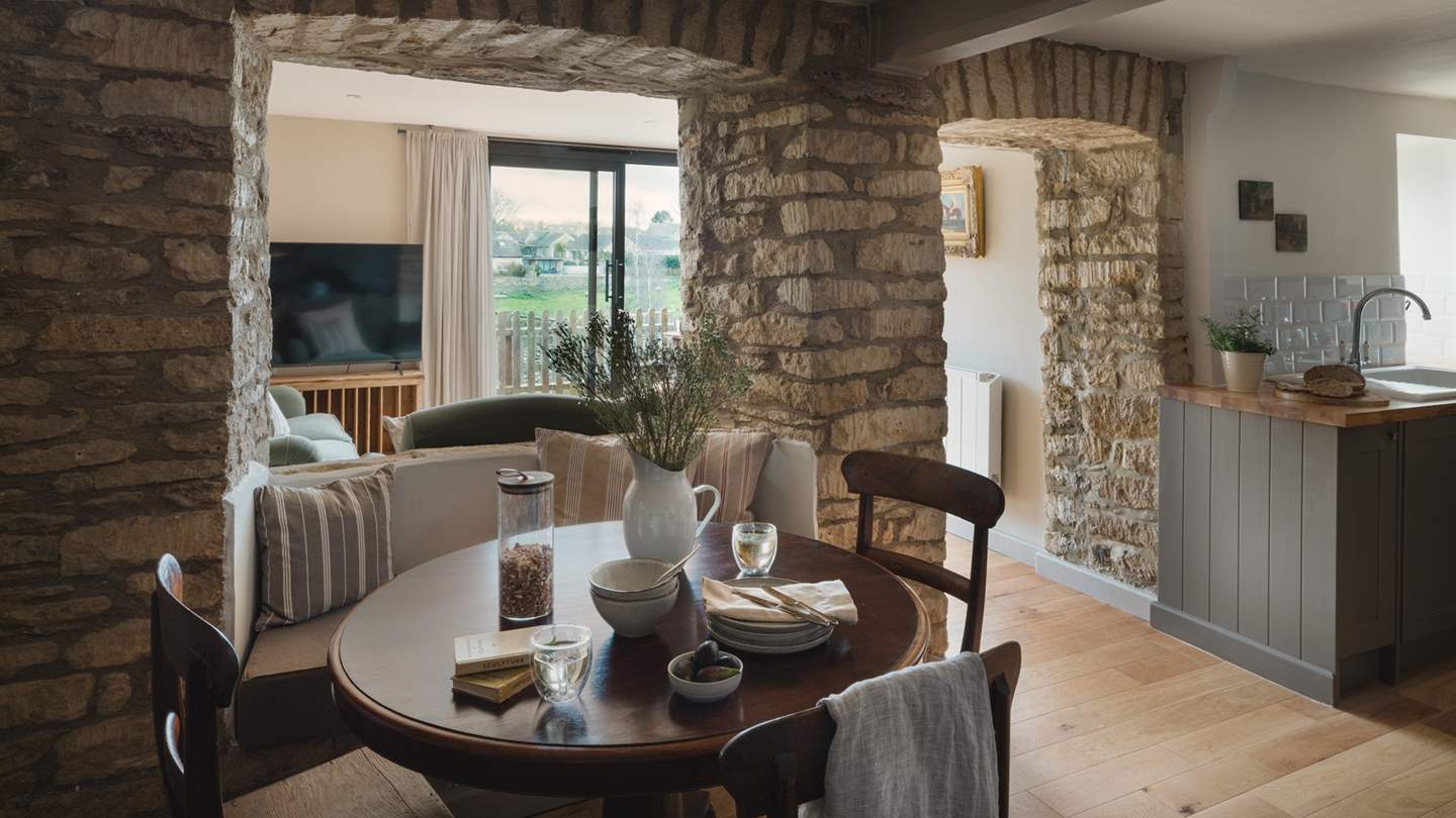 This open-plan living space is truly the heart of the home