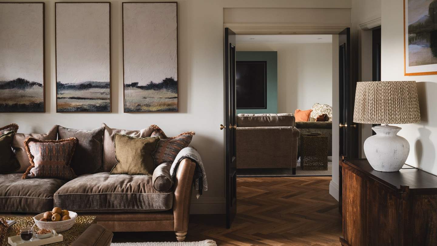 The sitting room beckons you to relax in un-plugged bliss