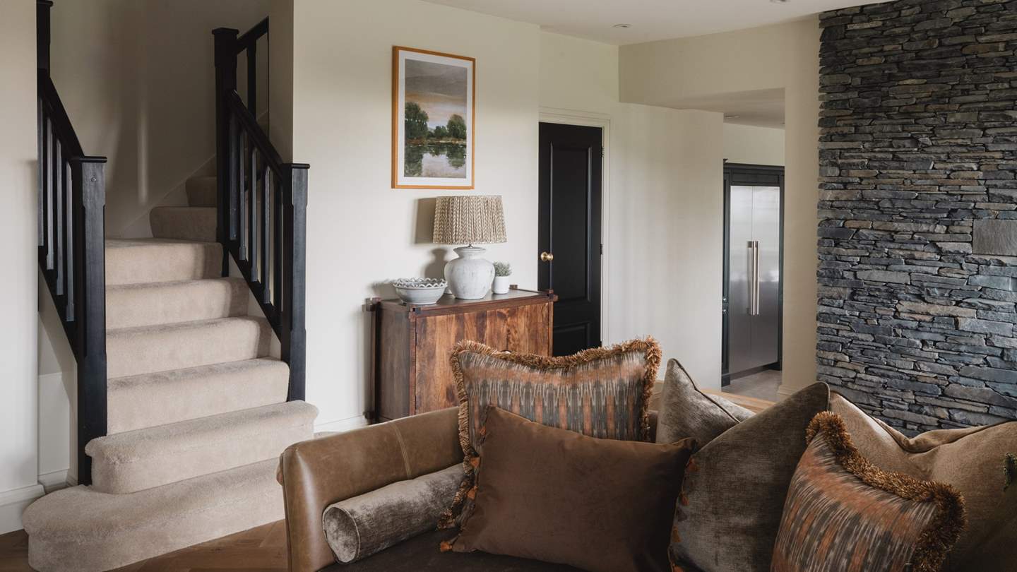 Four equally beautiful bedrooms await, all residing on the first floor 