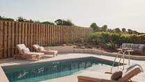 Savour deeply restorative dips in the heated outdoor pool