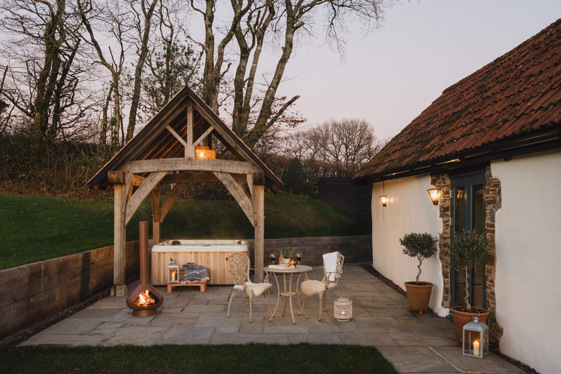 Embrace the romance of country living at our rustic cottage for two, set near Exmoor National Park...