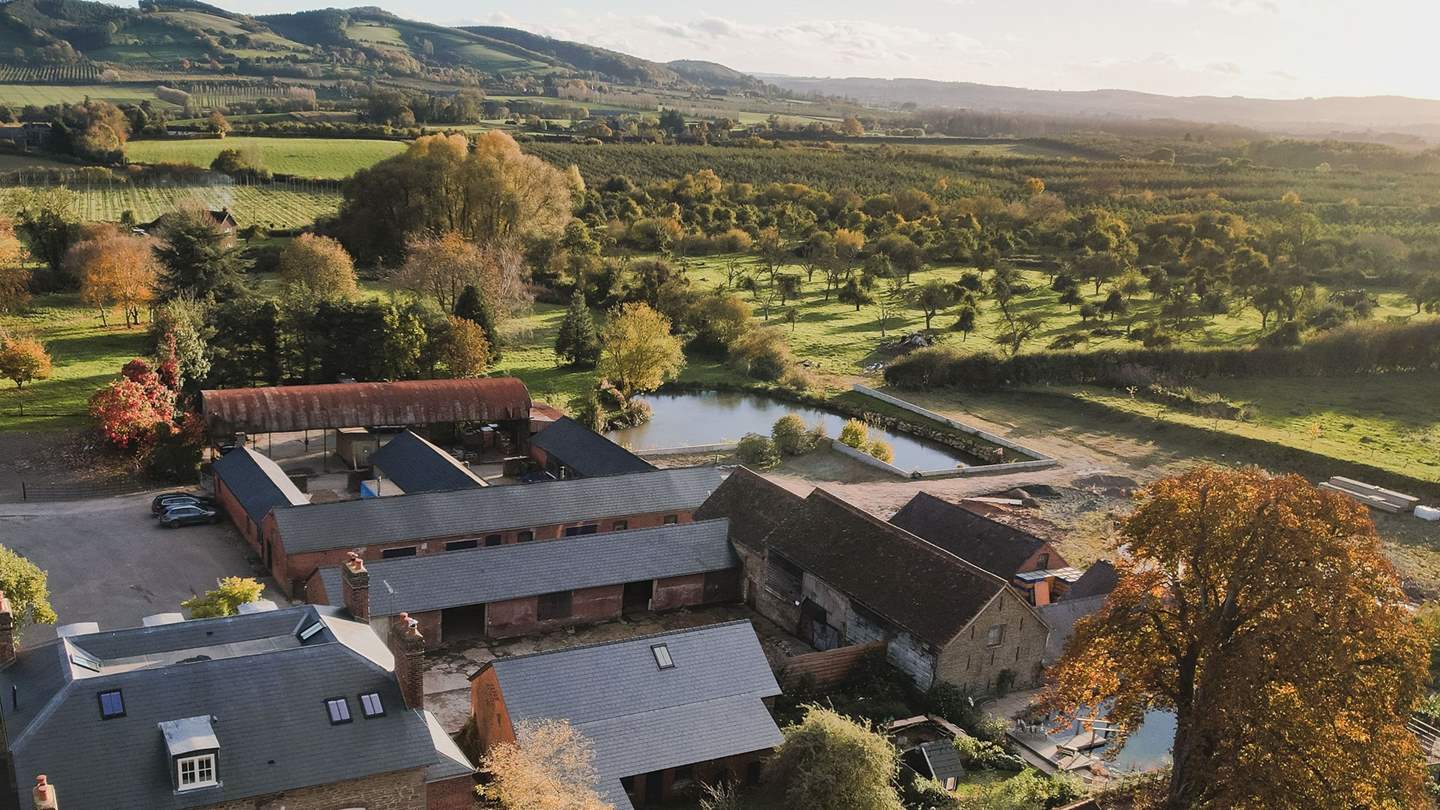 Within the grounds you will also find the beautiful Shucknall Court. Set close by one another yet perfectly private, our luxury retreats can be booked together to cater for larger parties