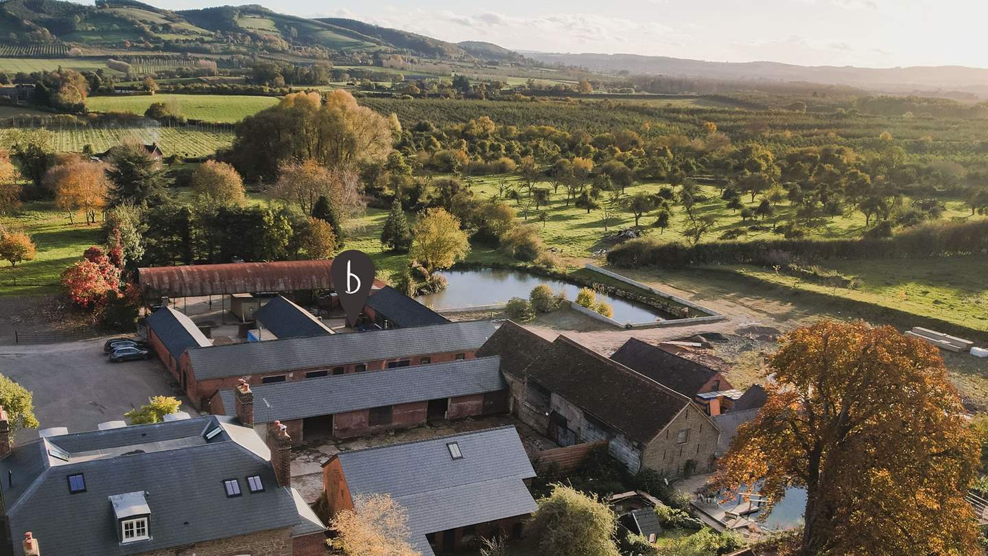 Within the grounds you will also find the beautiful Shucknall Court. Set close by one another yet perfectly private, our luxury retreats can be booked together to cater for larger parties