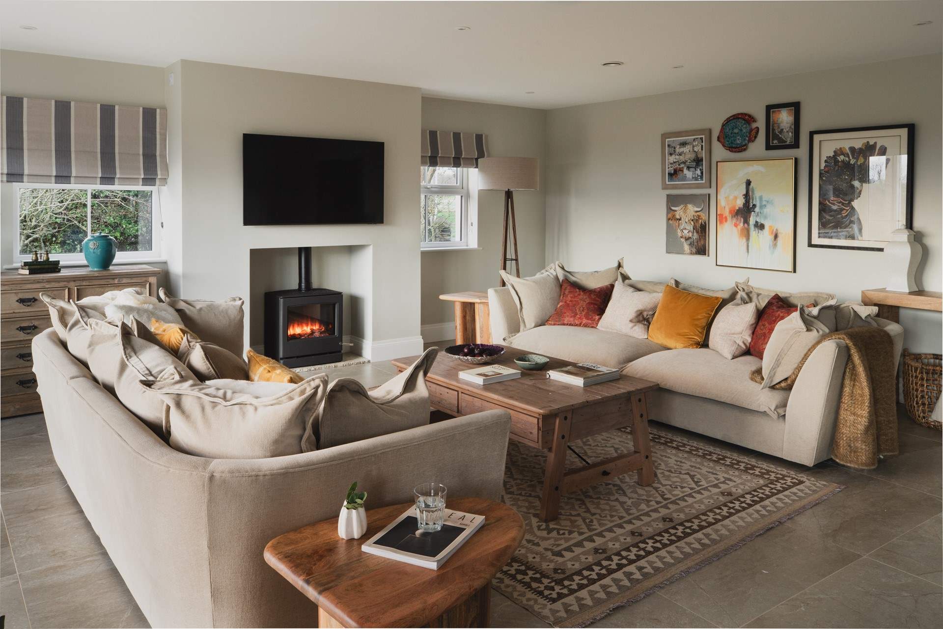 Contemporary countryside escapism awaits at our retreat for ten on the Isle of Man...