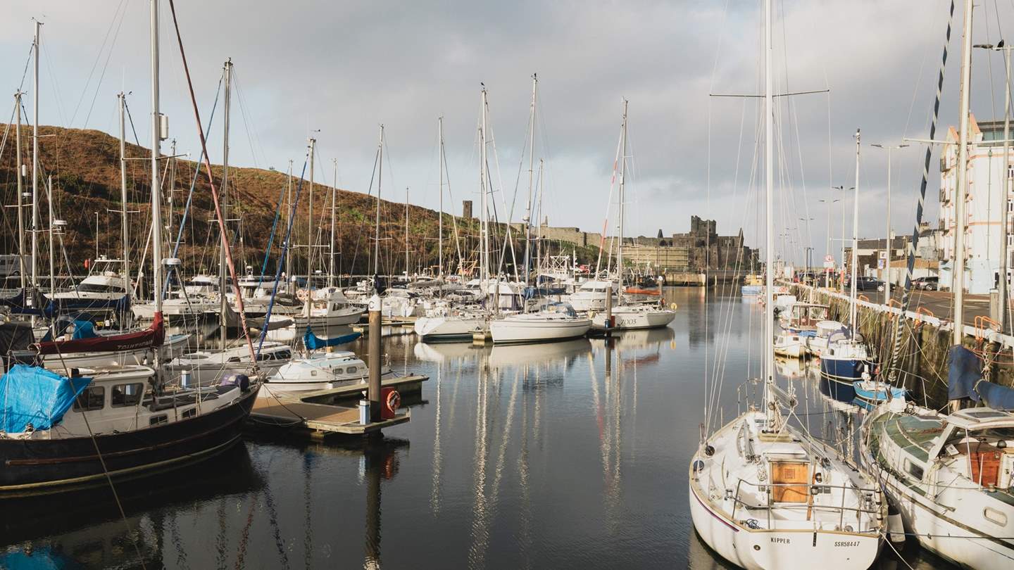 Pay a visit to the quaint harbour in Peel