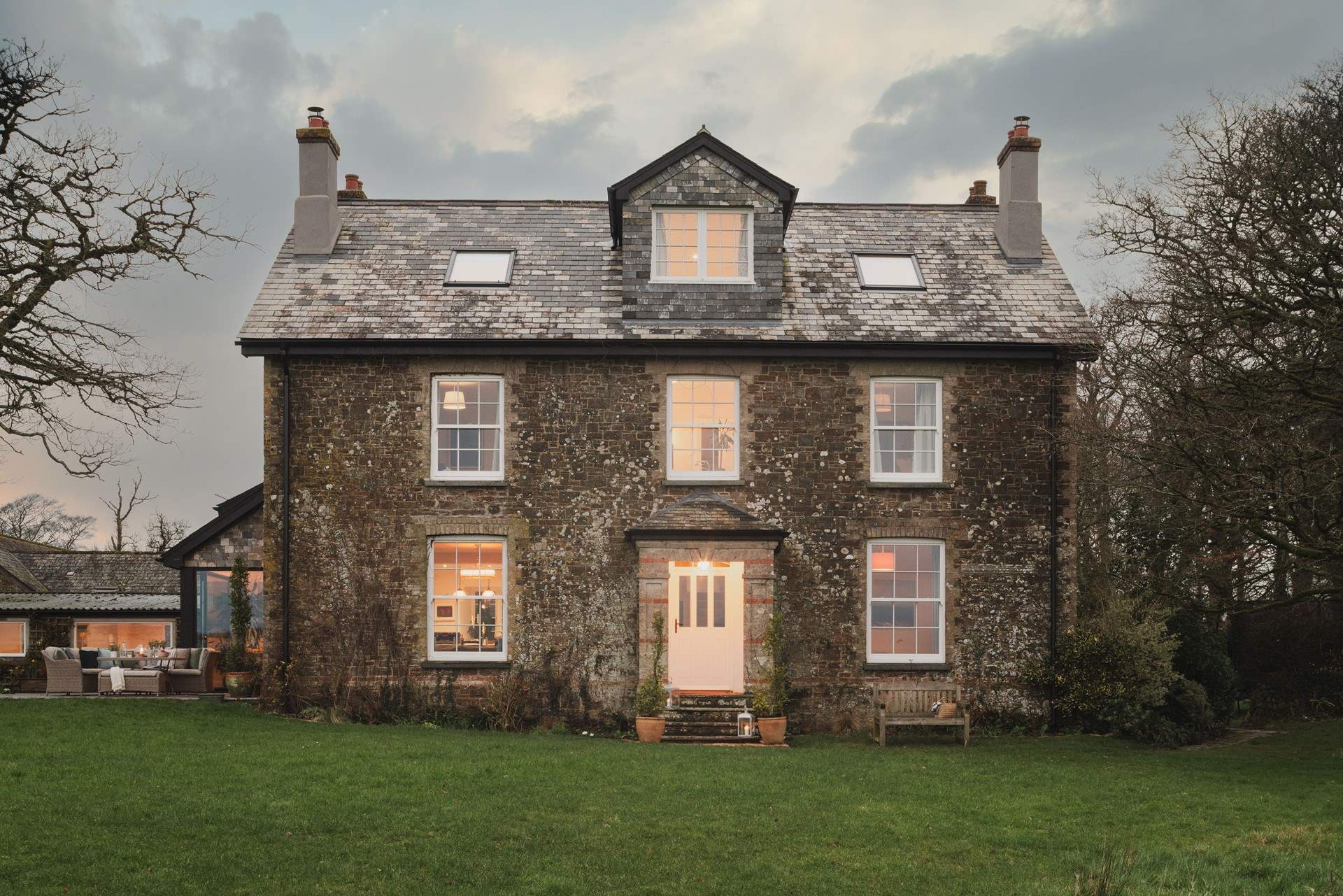 Eco-conscious luxury awaits at our characterful, dog-friendly retreat for ten near Bude...