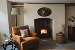 Linen Cottage promises endless countryside cosiness, with a timeless interior style throughout