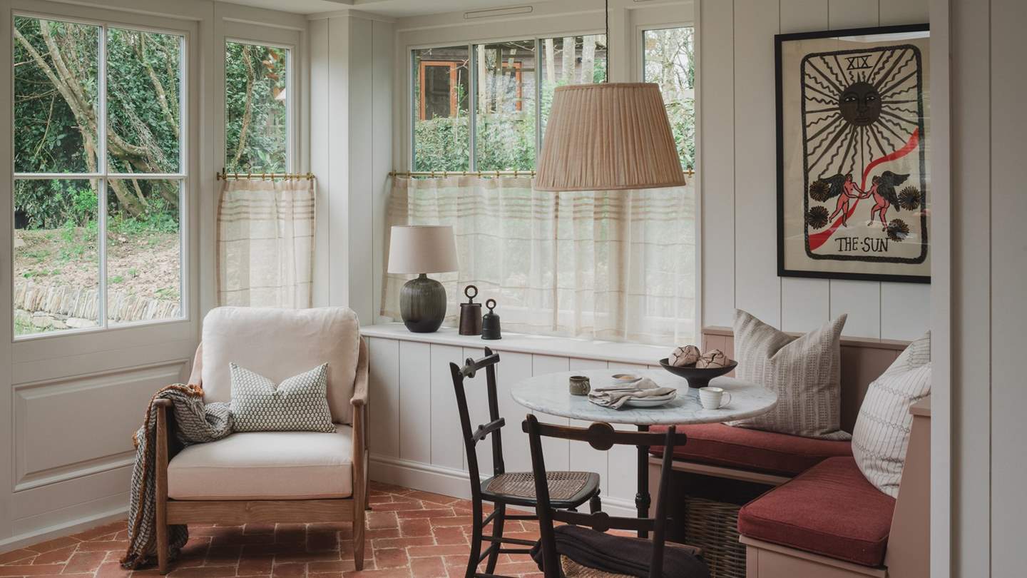 Underfloor heating throughout the ground floor adds a luxurious touch at our luxury cottage for two