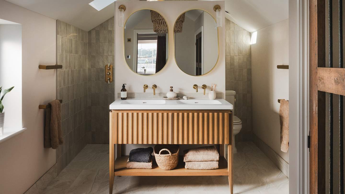 Wake up each day to leisurely mornings with sunrise reflecting in the water