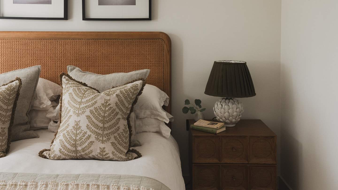 Draped in the softest cushions and throws...