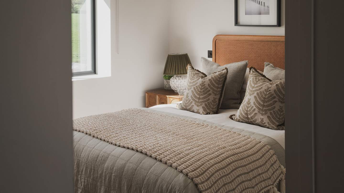 Gaze over uninterrupted countryside views from the second bedroom