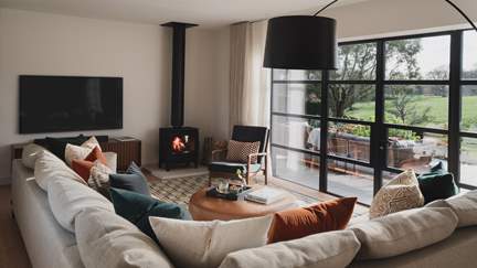 Savour moments of conversation and quietude across the stunning open-plan design