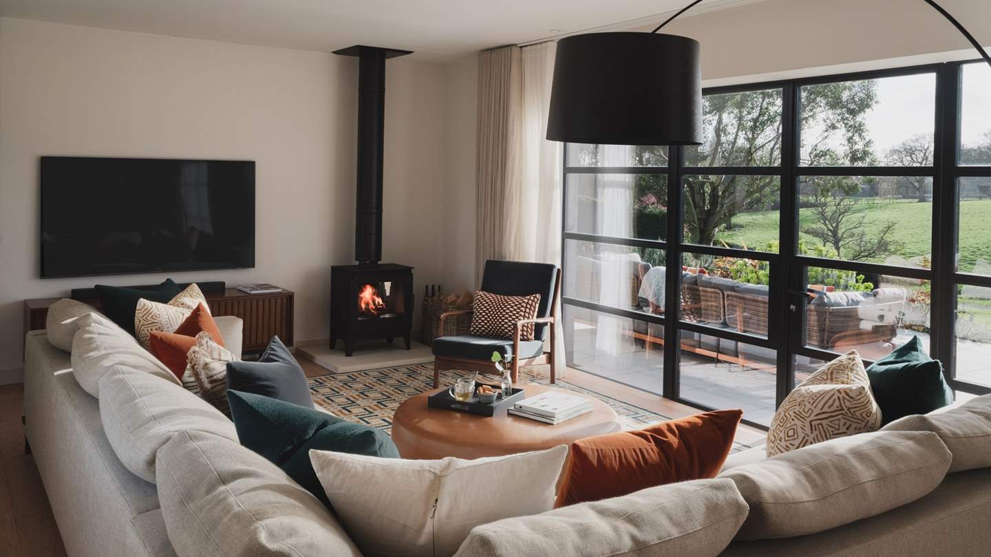 Savour moments of conversation and quietude across the stunning open-plan design