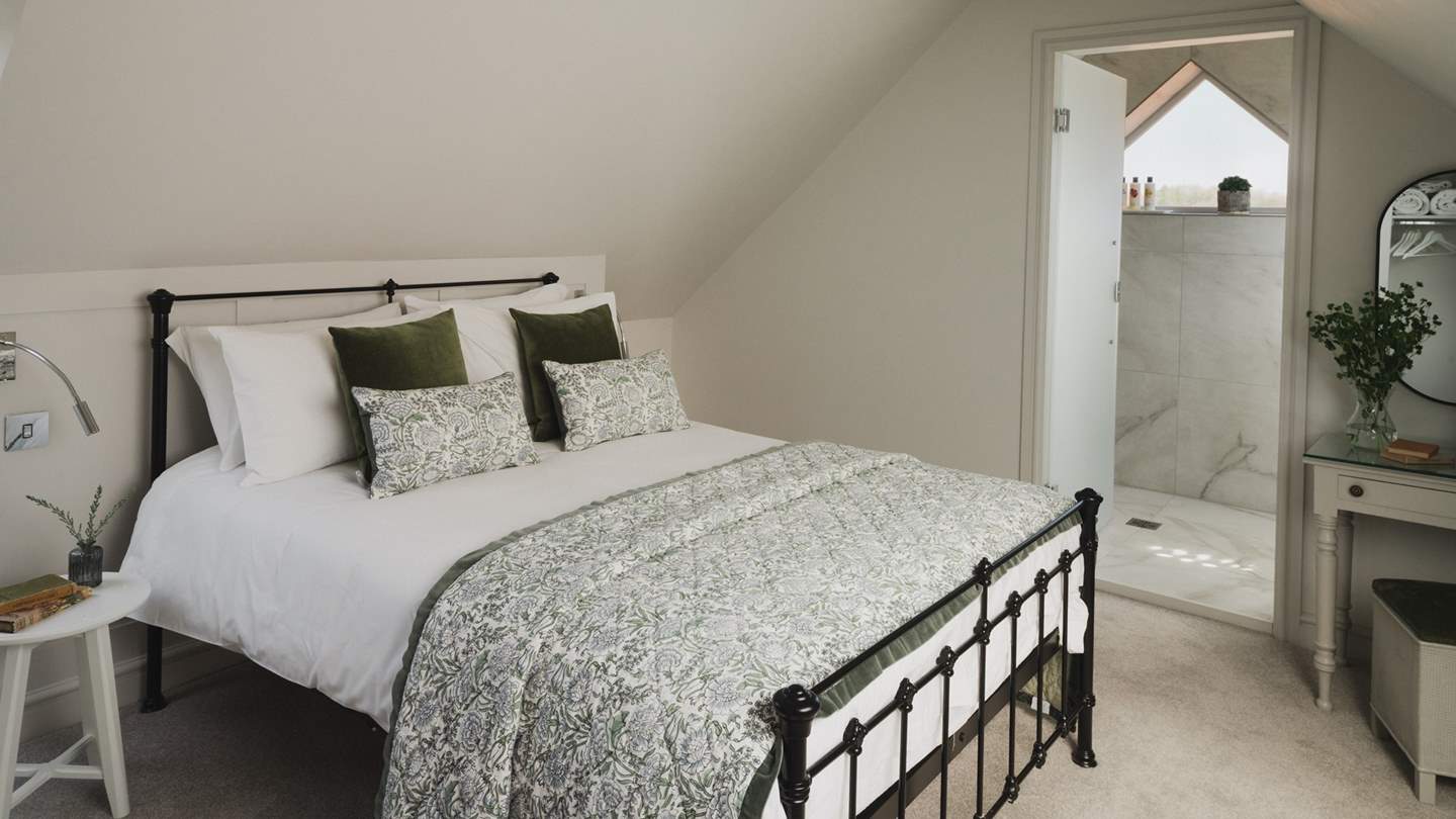 Promising blissful repose, the second bedroom is home to a comfortable double bed