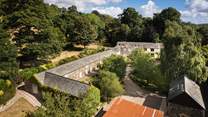 The courtyard is shared with Buddle Barn, a retreat sleeping four set across the courtyard