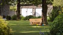 A selection of lawn games await