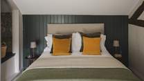 The master bedroom promises a dreamy space to slow down, featuring a king size bed with Hypnos Bliss mattress