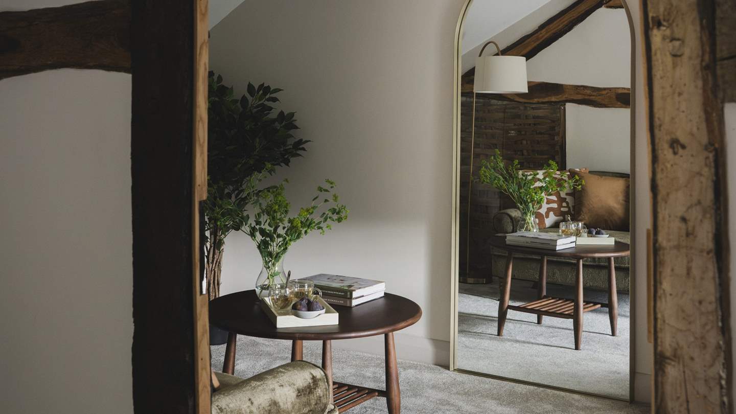  This heavenly space pairs with the snug room...