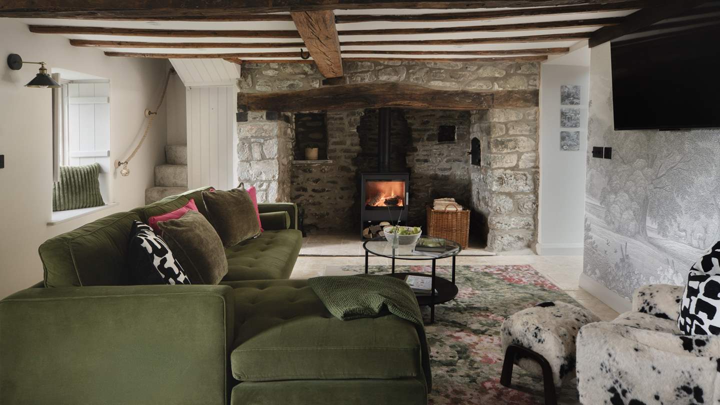 Our characterful, 19th century cottage welcomes up to four guests and two canine companions 